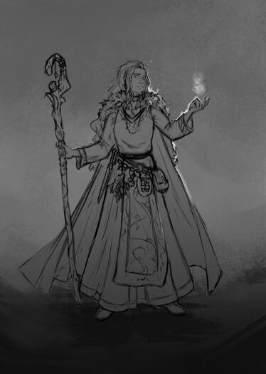 Sketch A, staff