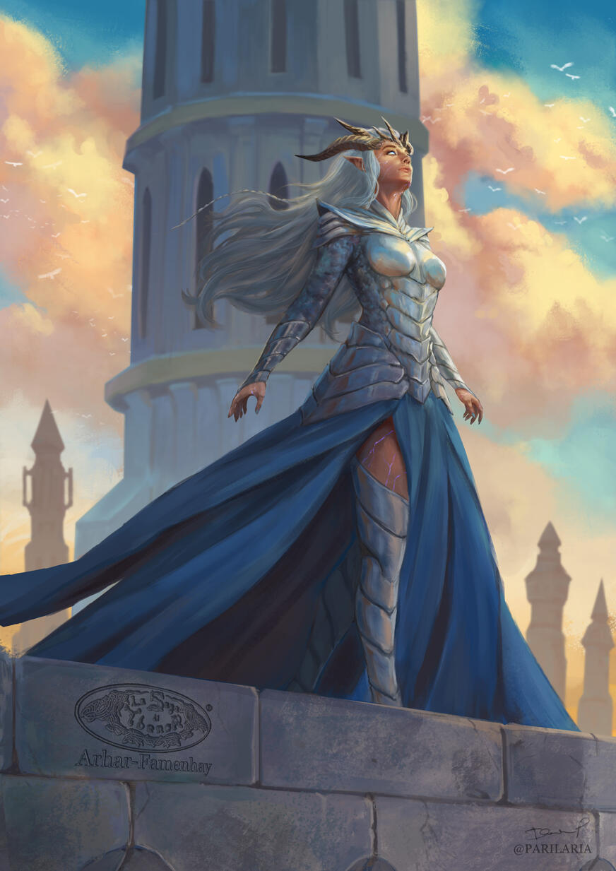 Arhar-Famenhay, the Dragon of Thenayn, Il Mondo nella Nebbia - La Saga di Ybenor ®, Michelangelo Maiullari